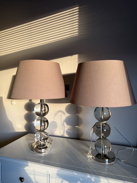 Zara Home lampa kule kryształowe szklane