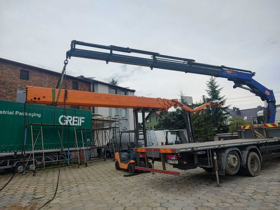 Serwis naprawa żurawi HDS hydraulika siłowa