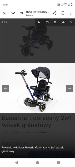 Sprzedam rowerek trójkołowy