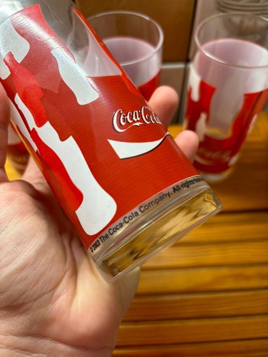 Szklanki Coca Cola 2003