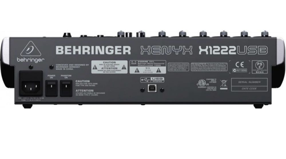 Микшерный пульт BEHRINGER XENYX X1222USB: 16 000 грн