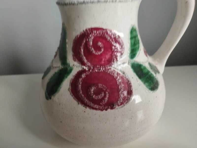 Niemiecki sygnowany dzbanuszek ceramiczny fat lava vintage.