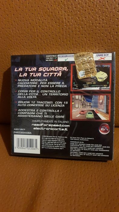 Need for Speed Carbon Own the City (Selado) Game Boy Advance Jogo GBA