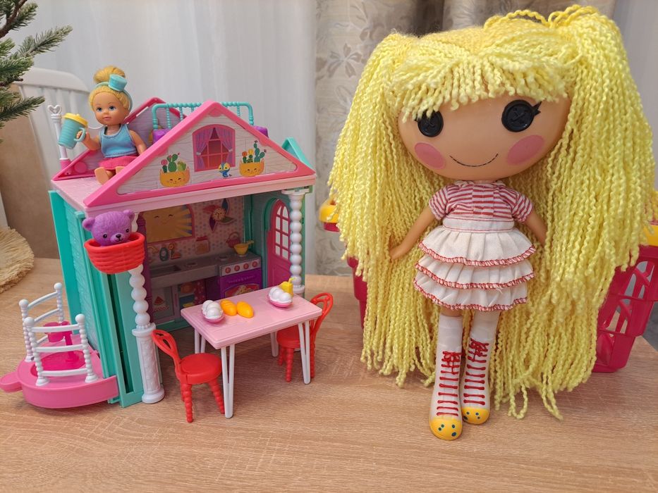 Домик Челси, лошадка, кроватка, Лала Лупси, корзинка, беби борн