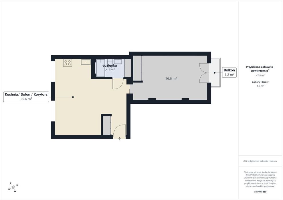 Budowlanych | 2 pokoje I Balkon