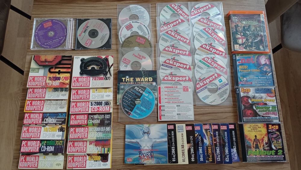 Płyty CD, PCWK, Komputer świat ekspert i inne