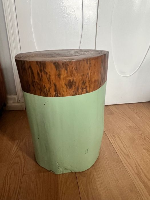 Tronco de Madeira Maciça - Banco/ Mesa de Cabeceira/ Suporte p Plantas