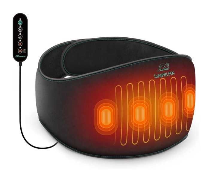 Przenośny pas grzewczy z masażem 3 tryby wibracji SNAILAX