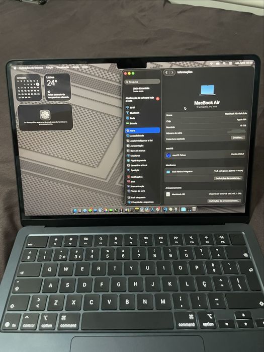 Macbook M4 Air 16GB/256gb SSD 13”