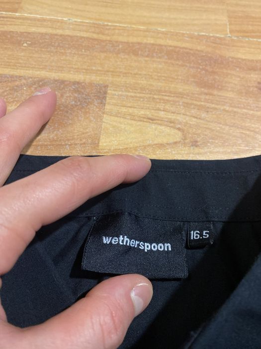 (M-L) Черная рубашка чорна сорочка hugo boss