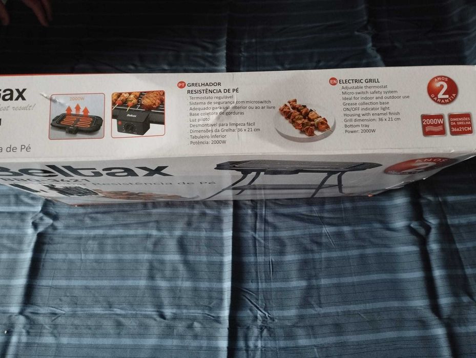 Grelhador de Resistência BELTAX BBQ-3621 (NOVO)