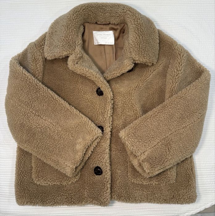 Шуба тедді Zara Teddy розмір L