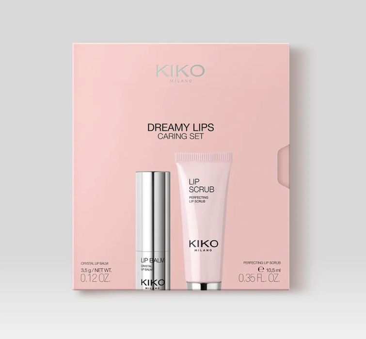 Подарунковий набір для губ dreamy lips caring set kiko milano кіко