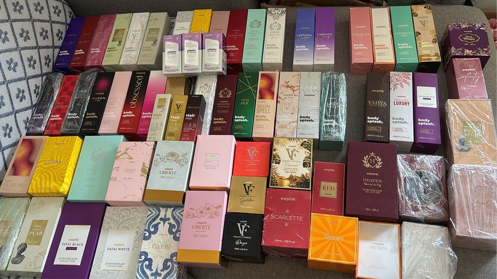 WePink BodySplash e Perfumes