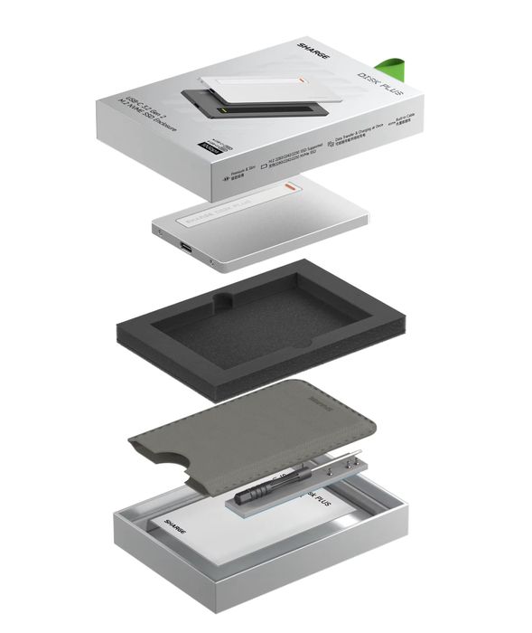 Корпус для твердотільного накопичувача Sharge Disk Plus M.2 NVME Gen2