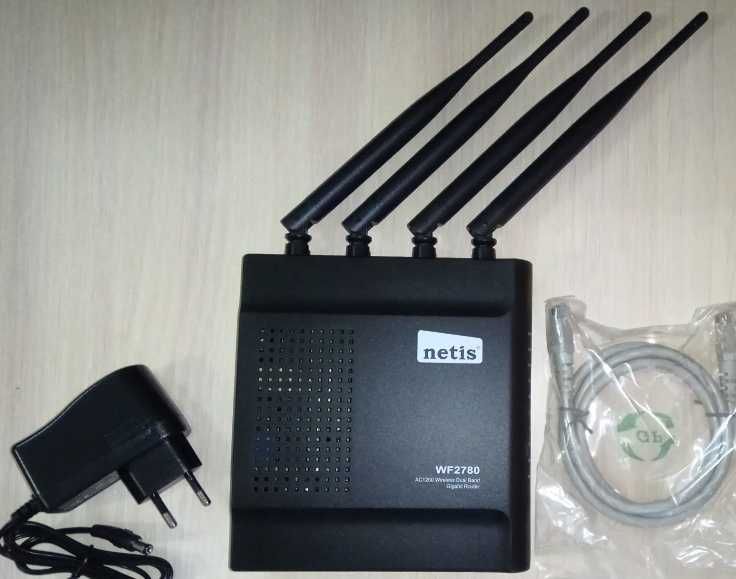 Гигабитный Wifi5 AC1200 Netis WF2780 5G Роутер Двухдиапазонный