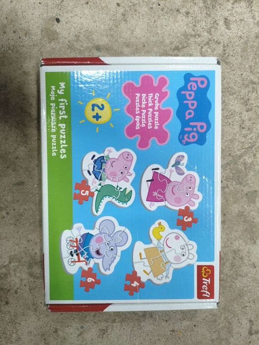 Puzzle świnka Peppa 2+, na prezent