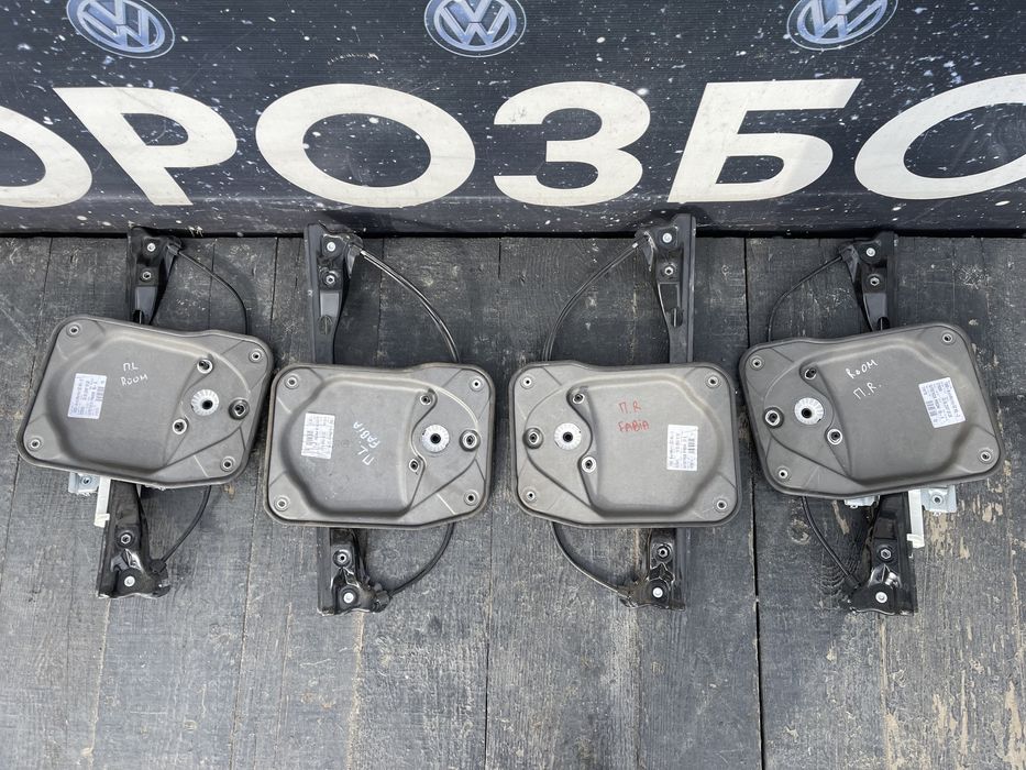 Стеклоподьемник склопідйомник Шкода Фабия 2 румстер Fabia 2 Roomster