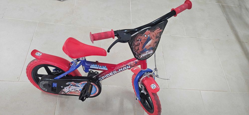 Bicicleta criança roda 14 spiderman homem aranha
