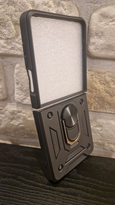 Slide Camera Armor Case do Samsung Galaxy Z Flip 7 Czarny