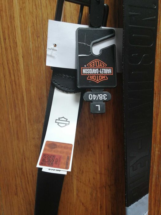 Pasek skórzany Harley Davidson L nowy