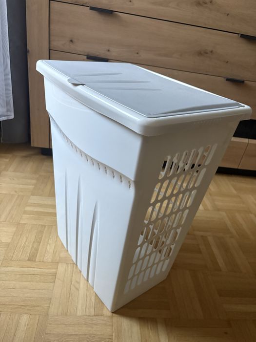 Kosz na pranie szary