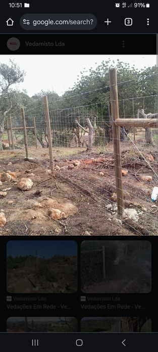 Vedações agricolas e indústrias