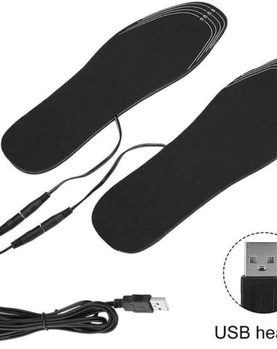Стельки с подогревом 35-45 размер теплые стельки USB