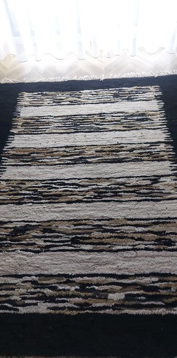 Dywan z owczej skóry ręcznie tkany 160x200