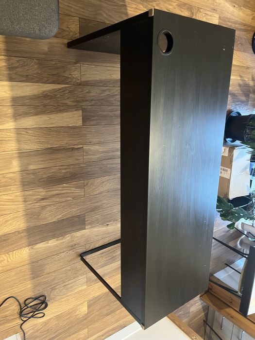 Biurko ikea czarne
