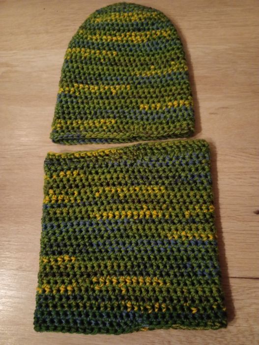 Komplet handmade szydełko