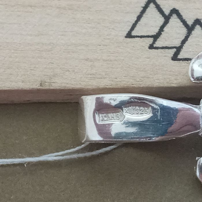 Срібний кулон архангел і ланцюжок бісмарк підвіска ангел ланцюг підвіс