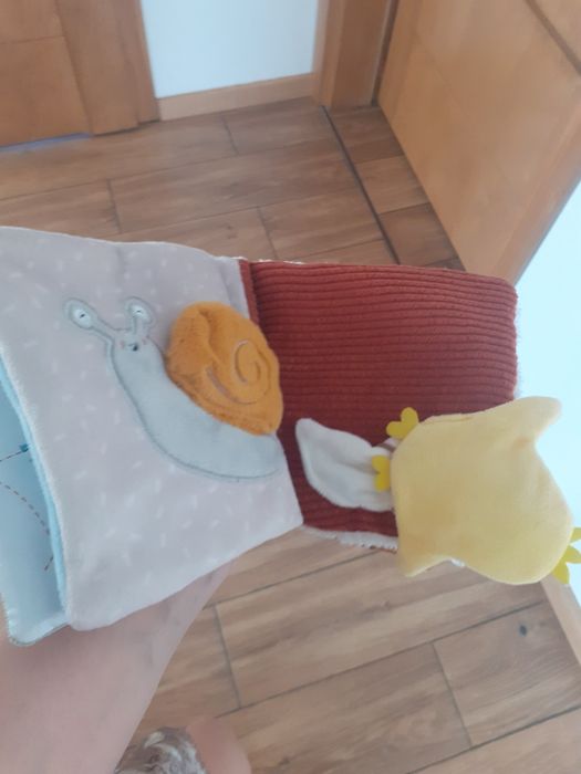 Bujaczek dla dziecka, pchacz, drabinka, ksiażeczka.