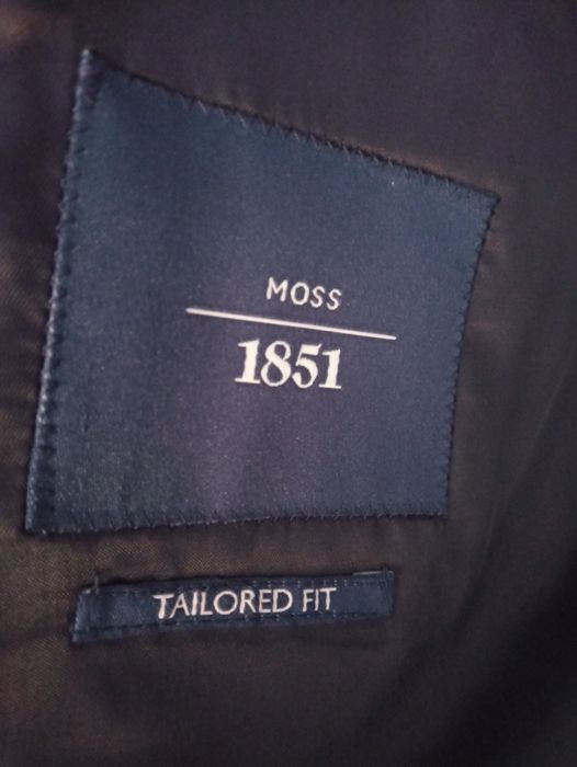 Garnitur Moss Bross Tailored Fit rozm.50/52