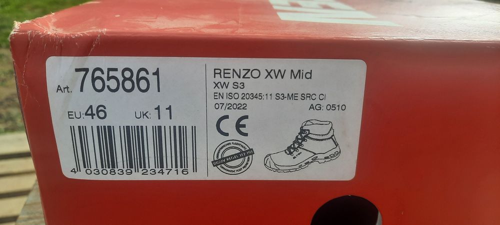 Buty robocze elten  renzo 46 skóra