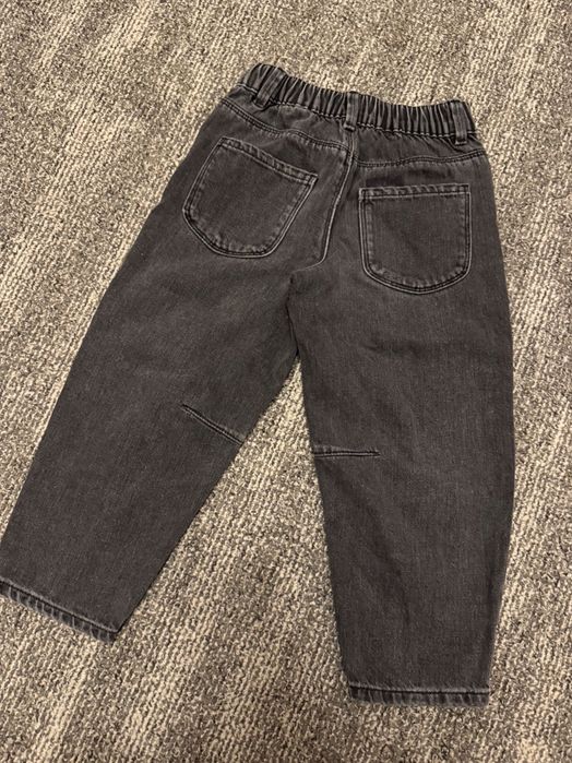 Чорні широкі джинси Zara balloon fit