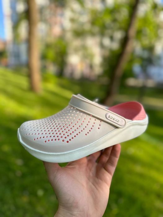 Мужские кроксы lite ride чоловічі крокси лайт райд серые кроксы 36-45