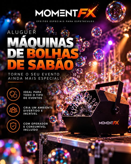 Aluguer Máquinas Efeitos Especiais