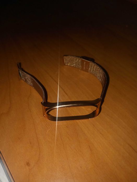 Pasek TECH-PROTECT MilaneseBand do Xiaomi Mi Band 5/6/6  Różowo-złoty