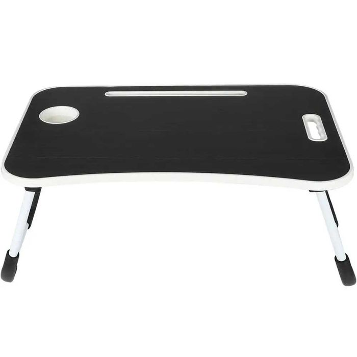 Складной деревянный столик для ноутбука Черный, складаний стіл у ліжко