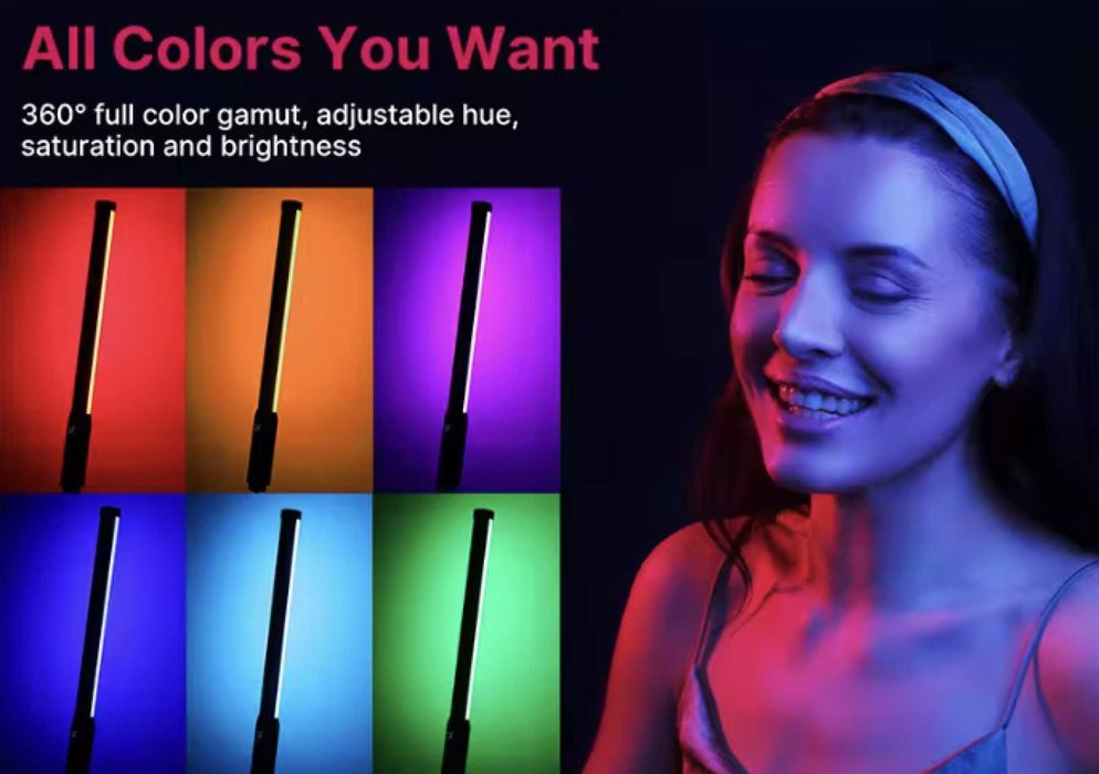 Світломеч Ulanzi VL119 RGB для відео, TikTok, стримів, фото, фотолампа