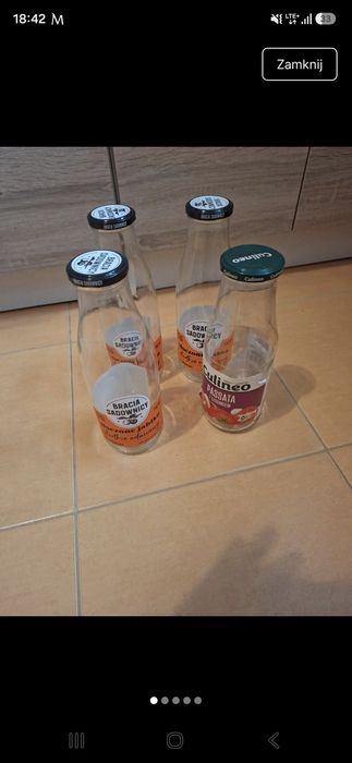 Szklane butelki 750ml