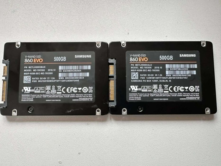 Накопичувач SSD 500GB Samsung 860 EVO 2.5" SATAIII MLC