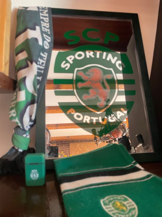 Vendo quadro em vidro do sporting clube de portugal