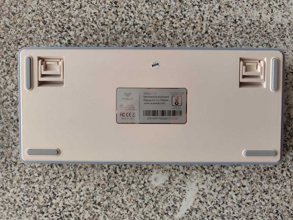 Teclado Mecânico Aula F75 (Wireless) – Na Caixa Original (Como Novo)