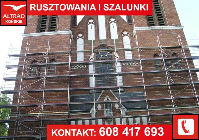 Wynajem Rusztowań Fasadowych, Rusztowanie aluminiowe, Fasada - ALTRAD