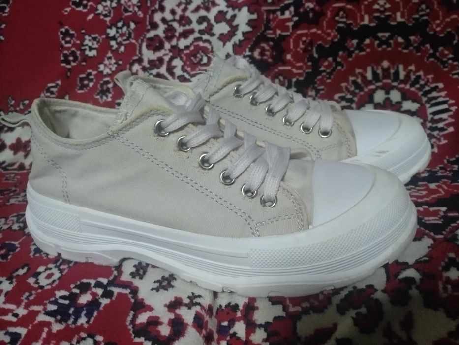 Кеди кросівки котонові WHITE р.36