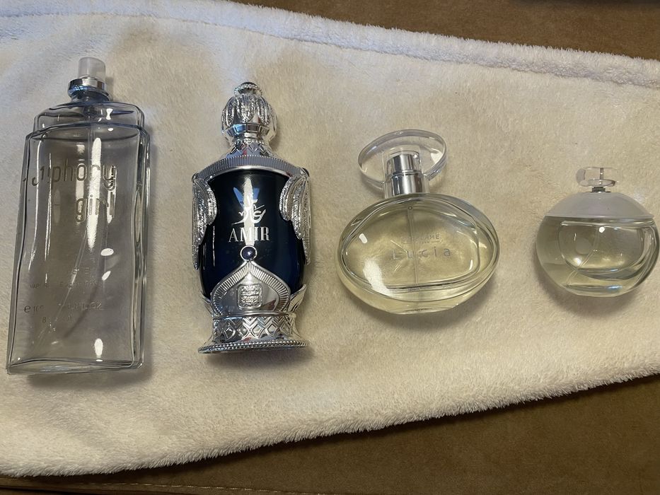 Perfumy zestaw ladne pudrowe i swieze