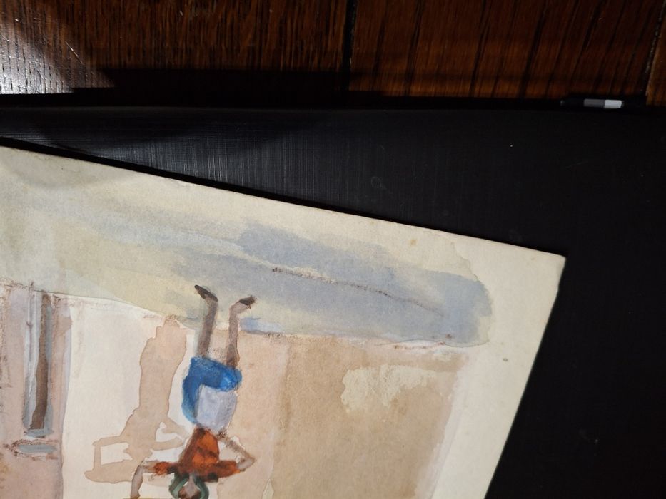 Aguarela Manuel jorge lisboa pintura