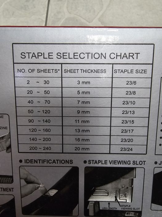 Mega zszywacz Kanex FL 12M24 do dużej ilości kartek